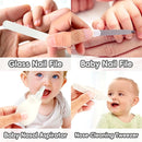 Baby Grooming Kit, Infant Safety Care Set with Hair Brush Comb Nail Clipper Nasal Aspirator,Baby Essentials Kit for Newborn Girls Boys (Grey White) by TinyTreasures Baby Boutique