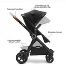 Mompush Ultimate 2 Baby Stroller for Infant and Toddler with Newborn Mode and Reversible Seat, All-Terrain Stroller with All-Wheel Suspension, Includes Car Seat Adapter and Large Storage Basket by TinyTreasures Baby Boutique