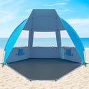 Gorich Portable Beach Tent for 3/4-5/6-7 Person with UPF 50+ UV Protection, Lightweight & Foldable Sun Shelter with 5 Sand Bags, Easy Setup Windproof Beach Umbrella Sun Shade by TinyTreasures Baby Boutique