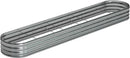 12x2x1ftOval Galvanized Raised Garden Bed,Outdoor Planter Box Metal Patio Kit Planting Bed for Vegetables Flowers and Succulents by GreenHaven Gardens