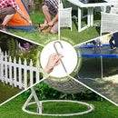 J-Hook-Rebar-Stakes-12 Inch, Ground Stakes Heavy Duty Rebar Stakes for Camping 8pcs Rebar Stakes Rust Proof Coated Metal for Flower Gardens Dog Fence Camping Tents Chicken Coop by CozyNest Decor