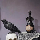 Braxio Halloween Home Decor Potion Bottles - Resin Black Bad Dragon Halloween Potion Bottles Gothic Decor Decorative Bottles Room Decor Aesthetic for Day of The Dead 4.25 * 4.25 * 9.5 Inch by CozyNest Decor