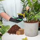 ZeeDix 100 Pcs 40mm Organic Coco Coir Pellets, Compressed Coconut Coir Seed Starter Expanding Soil Discs Potting Soil Dirt Pellets for Planting Bonsai, Herbs, Plants, Flowers and Vegetables by GreenHaven Gardens