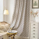 Sutuo Home Boho Curtain 84 Inches Length Semi-Blackout Bohemian Damask Moroccan Florals Print Darkening Curtains Tassels, Rod Pocket Window Treatment Drapes for Bedroom, 1 Panel 59" W x 84" L, Blue by CozyNest Decor