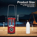 Candle Lantern, Camping Gear for Campers Use, Without Candles by CozyNest Decor