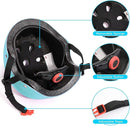Adjustable Helmet for Ages 3-16 Kids Toddler Boys Girls Youth,Protective Gear with Elbow Knee Wrist Pads for Multi-Sports Skateboarding Bike Riding Scooter Inline skatings Longboard Roller Skate by TinyTreasures Baby Boutique