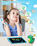 KOKODI 10 Inch LCD Writing Tablet with Anti-Lost Stylus, Erasable Doodle Board Colorful Toddler Drawing Pad, Car Travel School Games Toys for 3 4 5 6 7 8 Kids, Birthday Gift for Girls Boys Adults Blue by TinyTreasures Baby Boutique