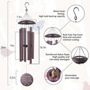 ASTARIN Happy Retirement Gifts Wind Chimes, Personalized 30" Wind Chime for Teacher Coworkers Boss, Personalized Retire Gifts Deep Tone Windchime by CozyNest Decor