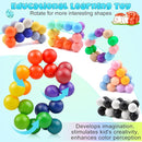 2PCS Sensory Fidget Toys for Adults Kids Teens, Easter Basket Egg Stuffers for Toddlers Boys Girls,Easter Present for Kids,Stress Balls ADHD Tools Autism Toys ,Travel Toys for Ages 5-7 8-13(I) by TinyTreasures Baby Boutique