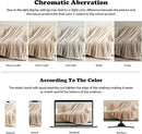 NEWCOSPLAY Faux Fur King Blanket Linen Bubble Blanket Thick Warm Soft for Couch Sofa Bed 550GSM (Linen, King(90"x110")) by CozyNest Decor
