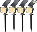 Kaxiida Solar Lights Outdoor Waterproof - 2025 Upgrade 3 Level Ultra Bright Spot Lights Uplights, LED Landscape Spotlight for Tree, Pathway, Wall, Adjustable Solar Panel Auto On/Off by CozyNest Decor