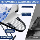 Ironing Board, Compact and Space Saver Ironing Board, Extra Wide Ironing Area with Extra Thick Heavy Duty Padded Cover, Stable Structure, Easy to Fold,Height Adjustable by CozyNest Decor