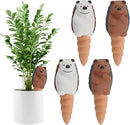 Kalolary 4Pcs Plant Watering Globes, Hedgehog Shape Self Watering Spikes Terracotta Drip Water Stakes Irrigation Watering Bulbs for Pot, Indoor, Outdoor, Vacation by GreenHaven Gardens