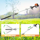 Gas Trimmer Weed Eater 52cc 2-Stroke,6 in 1 Multi-Functional Petrol Trimmer Hedge Trimmer Pole Saw Trimmer for Quick Weed Grass Cleaning Crop Seed Soil Protection Tools by GreenHaven Gardens