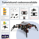 STEM Robotics Science Kits for Adults, ESP8266 Spider Robot Building Kit, App Remote Control, Walking Crawling Fun Educational Toy for 12 + Year Old Boys, Girls, Teens, Adults Unique Gifts by TinyTreasures Baby Boutique