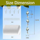 12 PCS Stainless Steel Bird deterrents for Outside,3D Bird Scarer Discs Set Pigeon Deterrent,Bird reflectors to Keep Birds Away Woodpecker Deterrent for House,Crow Deterrent by GreenHaven Gardens