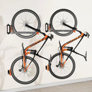 2-Pack Swivel Bike Rack Wall Mount, Bike Hangers for Garage, Space-Saving Vertical Bike Holder, Holds up to 77 lbs, Bicycle Wall Hanger Storage, No Heavy Lifting Required Indoor Hanging Bike Rack by GreenHaven Gardens