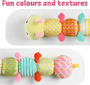 LIGHTDESIRE Baby Toys Musical Caterpillar,Infant Toys Stuffed Animal Toys with Ruler Design and Ring Bell,Baby Teething Toys for Tummy Time Newborn Boys Girls 0 3 6 12 Months(Yellow) by TinyTreasures Baby Boutique