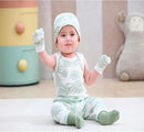 Newborn Baby Boy Girl Caps Mittens Socks Set Cotton Baby Essentials Accessories (Hats+Gloves+Socks) by TinyTreasures Baby Boutique