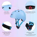 Kids Bike Helmet,Toddler Skateboard Helmets for Ages 2-3-5-8-14 Years Boys Girls，Adjustable Multi-Sport Bicycle Skateboarding Football Roller Skating Scooter Rollerblade Balance Bike Helmet by TinyTreasures Baby Boutique