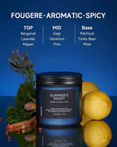 M&SENSE Summer's Night Scented Candle, 11.6oz Natural Soy Wax Clean Non Toxic for Home, Medium 2 Wick Gifts for Men, Up to 70 Hours Burn time, Manly Candles for Bedroom by CozyNest Decor
