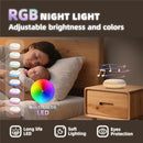 Portable White Noise Machine for Baby Adults, Rechargeable Brown/Pink Noise Sound Machine for Sleeping, 20 Soothing Sounds with Night Light for Travel, Nursery, Office Privacy & Noise Canceling by TinyTreasures Baby Boutique