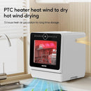 Countertop Mini Portable Dishwasher Tabletop Small Dishwasher with 5L Built-in Water Tank No HookupNeeded, Baby Care & Air-Drying Function，3 Place Set Capacity for Apartments Dorms Camping RVs by TinyTreasures Baby Boutique