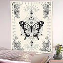 Lunerfex Boho Butterfly Tapestry Small Tapestry Tarot Tapestries Moon Phase Aesthetic Tapestries Wall Hanging for Bedroom and Living Room Decor Butterfly 60×80 Inches by CozyNest Decor