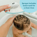 The First Years Rain Shower Baby Bathtub Set - Includes Infant Sling, Soothing Spray Shower Head, Fresh Water Tank and Built in Soft Brush - 3 in 1 Grow with Me Design - Baby Bath Essentials by TinyTreasures Baby Boutique