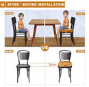 Toddler Booster Seat for Dining Table, Portable Booster Seat for Kitchen Chair, 4 Inch High-Density Foam Cushion with Adjustable Safety Straps and Non-Slip Bottom, Perfect for Kids Travel and Daily by TinyTreasures Baby Boutique
