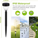 Solar Outdoor Lights, 8 Pack LED Solar Lights Outdoor Waterproof Auto On/Off for Outside, Garden Decor for Yard, Patio, Landscape, Planter, Walkway (Warm White) by GreenHaven Gardens