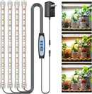 Grow Lights for Indoor Plants, 16" Full Spectrum Plant Grow Light Strip with Upgrade Timer 6/12/16 Hrs, 3 Spectrum Modes, 240 LEDs Sunlike Growing Lamp for Seedlings Hydroponics Succulent by GreenHaven Gardens