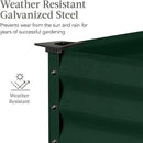 Best Choice Products 48x24x30in Galvanized Raised Garden Bed, Metal Elevated Planter Box, Vegetable Garden for Backyard, Patio, Balcony - Dark Green by GreenHaven Gardens