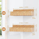 Magnetic Spice Rack for Refrigerator, Kitchen Organizer and Storage Shelf, Woodgrain (4 Pack)… by CozyNest Decor