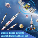 Space Exploration Shuttle Toys for Boys, STEM Aerospace Building Kit Toy with Rocket, Space Shuttle, Moon Buggy and Satellite, Best Gifts for 6, 7, 8, 9, 10+ Year Old Boys (415 PCS) by TinyTreasures Baby Boutique