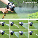 FANHAO Heavy Duty Fireman's Hose Nozzle, Metal Water Nozzle with 8 Spray Patterns，High Pressure Garden Hose Sprayer with Lever Control and Non-Slip Grip to Water Lawns & Plants, Wash Cars & Clean by GreenHaven Gardens