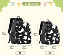Toddler Backpack Halloween Ghost Waterproof Mini Backpack Boys/Girls Cute Small Backpack Kindergarten Pre School Bags 11 Inch by TinyTreasures Baby Boutique