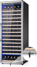 24 Inch Wine Cooler Refrigerator, 179 Bottles Professional Wine Cellars with Powerful Compressor,Quiet Operation and Elegant Design for The Wine Lovers by CozyNest Decor