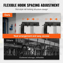 VEVOR Bike Storage Rack, 6 Bike Racks and 5 Helmets Hooks, Wall Mount Bike Storage Hanger, Home & Garage Organizer, Customizable for Various Bike Sizes, Adjustable Holder, Holds Up to 300 lbs, 64-inch by GreenHaven Gardens
