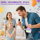 YLL Mini Karaoke Machine with 2 Wireless Microphones, TOP Kids Gifts for Girls Ages 3, 4, 5, 6, 7, 8, 9,10,11,12 +Year Old, 4-12 Years Old Birthday Toy Gift for Girls Boys Party (Purple) by TinyTreasures Baby Boutique
