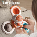 ALASOU 3PCS Pop Suction Cup Spinner Toys for 1 Year Old Boy Girl|Novelty Spinning Tops Toddler Toys Age 1-2|Sensory Baby Bath Toy for Toddlers 1-3|12 18 Months Boy Birthday Gift for Infant by TinyTreasures Baby Boutique