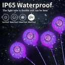 Aogist Halloween Decorations Eyeball Swaying Firefly Light Bright Long Standby Time Waterproof Outdoor Lights for Beautiful Spaces Garden Yard Lawn Pathway Porch Party Decor (Purple, 4 Pack-24 LEDs) by GreenHaven Gardens