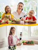 Handor 6-in-1 Hand Immersion Blender, 1000W 12 Speed Handheld Blender with 600ml Beaker, 500ml Chopper, Egg Whisk, Milk Frother, Stainless Steel Blades for Soup, Smoothie, Puree by TinyTreasures Baby Boutique