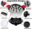 Chicken Shredder Meat Shredder Tool Twist Chicken Breast Shredder Large-Shredding Tools Chicken Breast, Pulled Pork, Beef with Stainless Steel Spikes (Red & Black) by GreenHaven Gardens