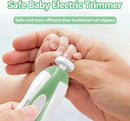 Baby Nail Trimmer Electric, 6 in 1 Rechargeable Baby Nail Clippers Manicure Set Grooming Kit for Toddler Infant or Adults (Green) by TinyTreasures Baby Boutique