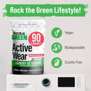Rockin' Green Laundry Detergent, Plant based, All Natural Laundry Detergent Powder, Vegan and Biodegradable Odor Fighter, Safe for Sensitive Skin (Active Wear 90 Loads - Smashing Watermelons) by TinyTreasures Baby Boutique