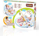 Yookidoo Baby Gym Urban Lay to Sit-Up Playmat. 3-in-1 Newborns Activity Center with Tummy Time Toys, Pillow & Infant Miror. 0-12 Month by TinyTreasures Baby Boutique