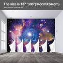 Planet Wall murals Peel and Stick Galaxy Wallpaper for Bedroom Nursery Room - 96"x137" by CozyNest Decor