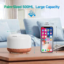 Diffuser, YIKUBEE Essential Oil Diffuser, 500ml Humidifier, Diffusers for Home, Aromatherapy Diffuser with Remote Control, Diffusers for Essential Oils Large Room by CozyNest Decor