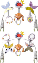 Taf Toys Baby Activity Arch, Stroller and Car Seat Toy Attachment with Rattling Beads Maze and Double-Sided Spinning Mirror, Ideal for Baby’s Fine Motor Skills Development, 0-12 Months by TinyTreasures Baby Boutique